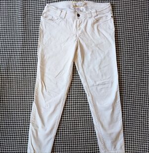 Aventura organic cotton white low rise jeans